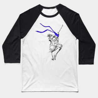 Blue Ninja Baseball T-Shirt